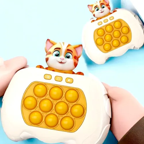 Brinquedo Pop It Mini Game com 4 Tipos de Jogos de Gato no Shoptime