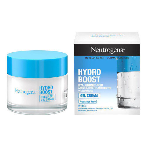 Crema Hidratante Facial En Gel Neutrogena Hydro Boost Ácido Hialurónico 50g