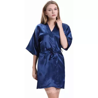 Batas Para Novias, Damas, Sin Bordado Pijamas Dama Satin