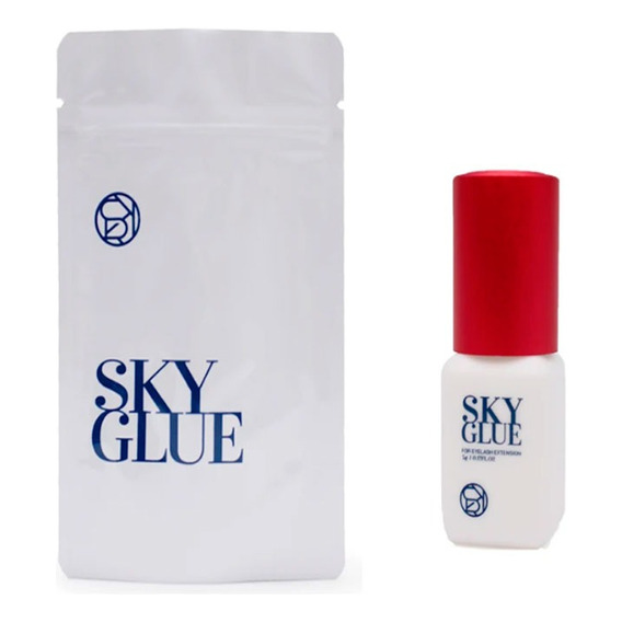 Pegamento Para Extensiones De Pestañas Sky Glue Tapa Roja
