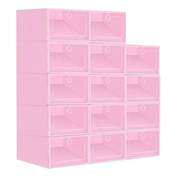 Caja Organizadora Zapatos Zapatera 12 Unidades Caja Apilable