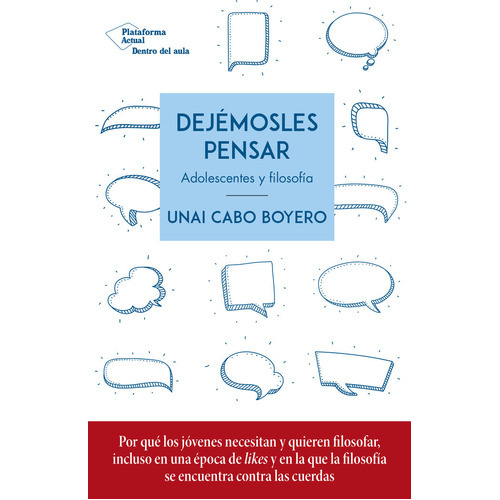 Dejãâ©mosles Pensar, De Cabo Boyero, Unai. Plataforma Editorial, Tapa Blanda En Español
