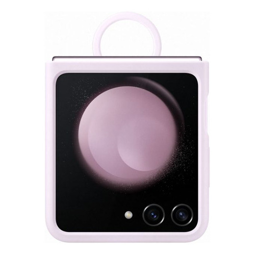 Silicone Case With Ring Samsung Color Lavender