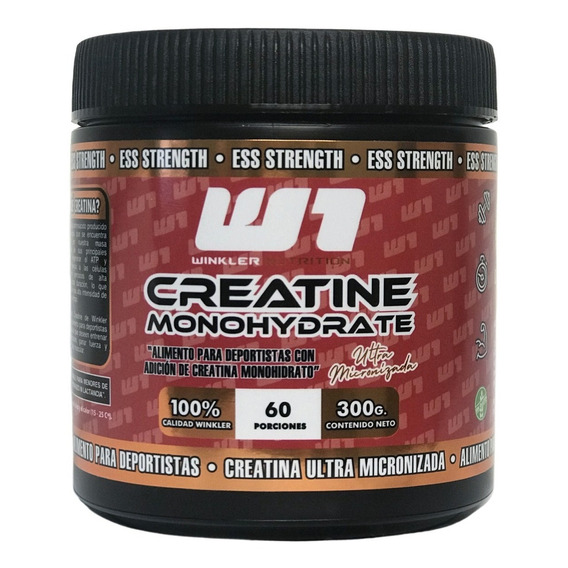 Suplemento en polvo Winkler Nutrition  Creatina Monohidrato en pote de 300g