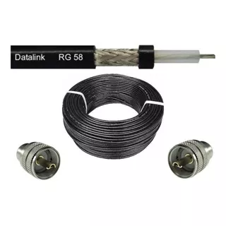 Cabo Coaxial Px Data Link Rg58 50r 95%m 2conctor Brinde100m