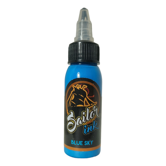 Pigmento Tinta Tattoo Sailor Ink Blue Sky Kaiserstore