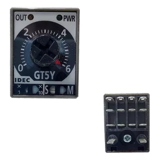 Relay Temporizado Idec Gt5y-4sn6d24 Bobina 24vdc