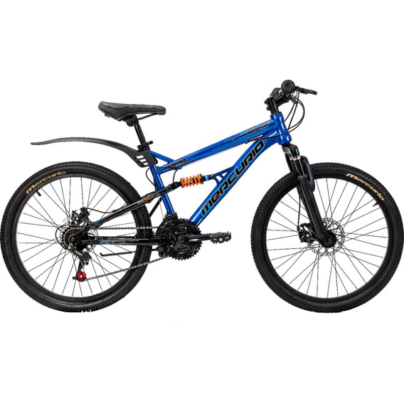 Bicicleta Mercurio Ds Kaizer R24 Azul 21 Vel 2023