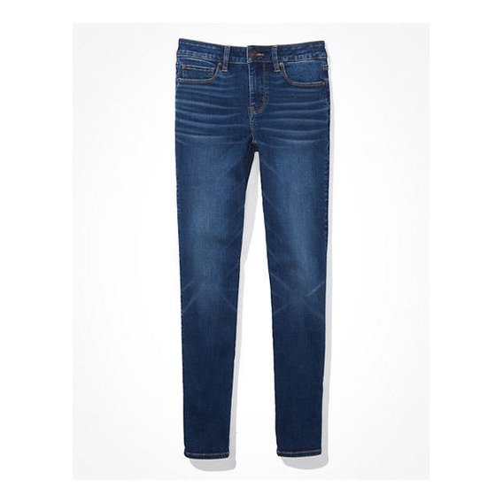 Ae Ne(x)t Level High-waisted Skinny Jean Deep Indigo