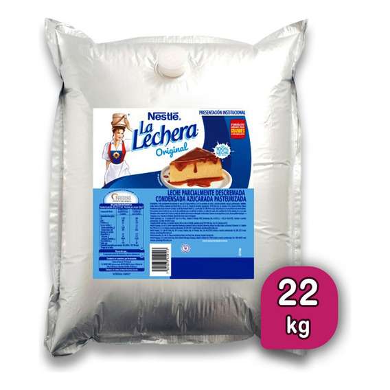  22 Kilos La Lechera Original Leche Condensada Nestle Bolsa