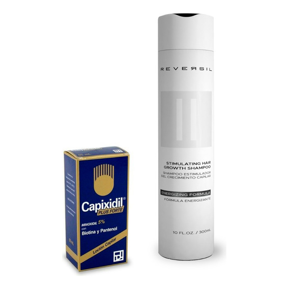 Capixidil Plus Forte + Reversil® Shampoo Estimulador | Pack