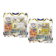 Pokémon Triple Pack Ee9 Astros Cintilantes Eevee E Flapple 