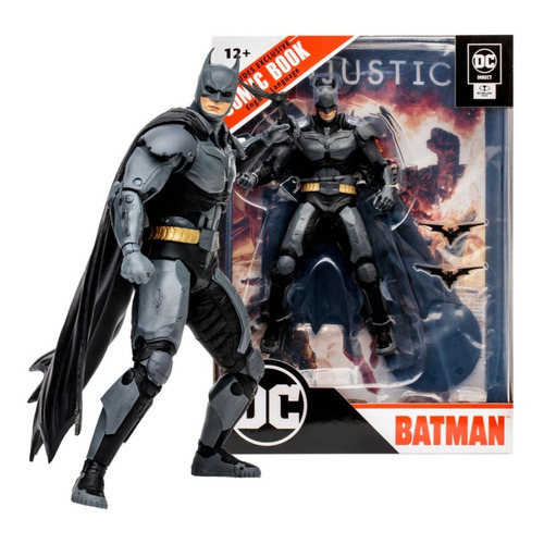 Dc Direct Page Punchers Figure W/ Comic Injustice 2 Batman