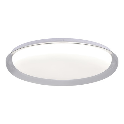 Plafon Smoky 45w Ø50x9.5cm Blanco Dinamico Gris