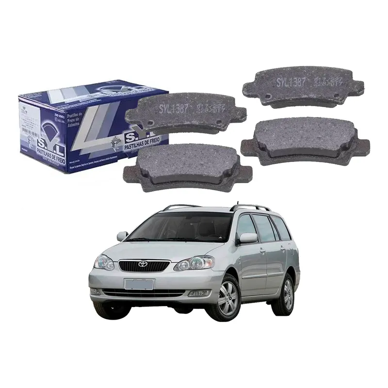 Pastilha Freio Traseira Syl Corolla Fielder 1.8 2003 A 2008