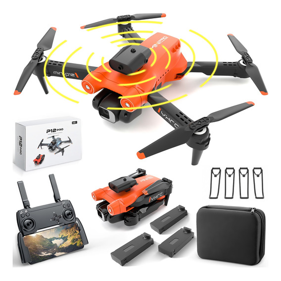 Oasys Drone Rc 4k Hd Con Doble Cámara, Kit De 3 Baterías