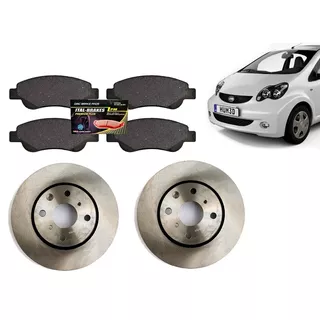 Kit Frenos Delanteros Byd F0 - Par De Discos + Pastillas