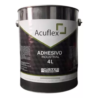 Cemento De Contacto Adhesivo Acuflex Lata X 4 Litros (prof.)