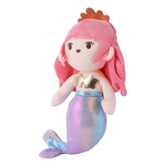 Miniso Peluche Sirenita Felpa Multicolor 34x6.5 Cm