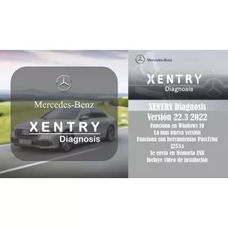Mercedes-benz Xentry Passthru 22.3 2022 Nueva Versión