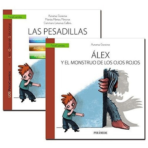 Guia  Las pesadillas + Cuento  Alex y el monstruo de los ojos rojos, de Aurora Gavino Lazaro., vol. N/A. Editorial Ediciones Pirámide, tapa blanda en español, 2015