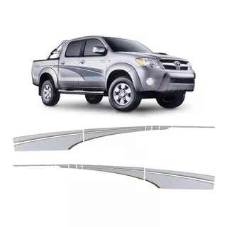 Faixas Decorativas Toyota Hilux Cabine Dupla 2005 Cor Colorido