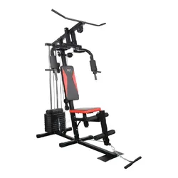 Estação De Musculação De 45kg Wct Fitness Cor da estrutura Preto Cor do estofamento Preto e vermelho no Mercado Livre com oferta e cupom de desconto