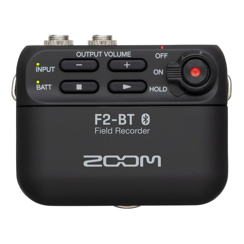 Grabador Campo Zoom F2-bt Mini Mic Corbatero Lmf-2 Usb-c Bt Color Negro