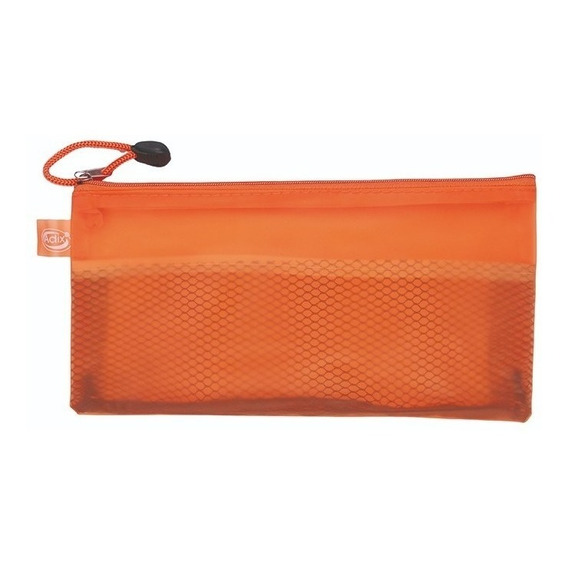 Estuche Escolar Pvc Naranjo - Ofieduc