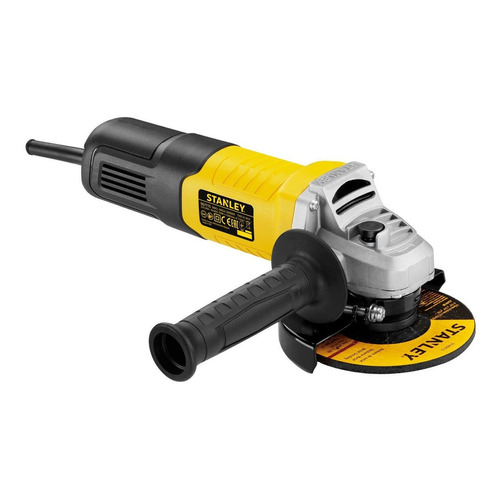 Miniesmeriladora angular Stanley STGS9115 de 60 Hz color amarillo y negro 900 W 120 V + accesorio