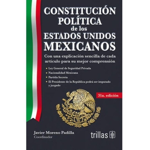Constitución Política De Los Estados Unidos Mexicano Trillas