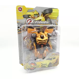 Juguete Transformer Interchange Simil Bumblebee + Arma.