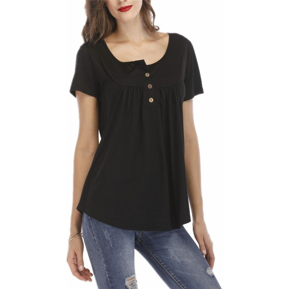 Blusa Casual Dama De Moda Elegante Mujer Diseños Suave