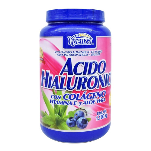 Ácido Hialurónico colágeno y Aloe Vera Ypenza 1.100kg Sabor Blueberry