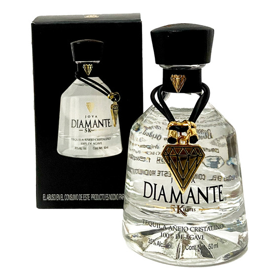 Tequila Joya Diamante 5 Kilates Añejo Cristalino 50ml