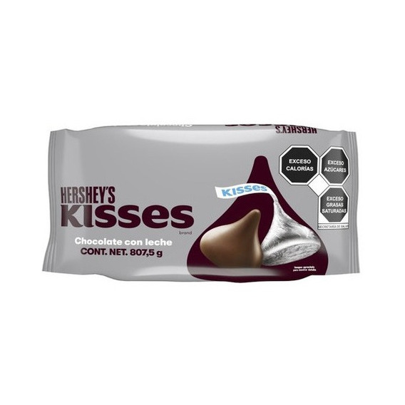 Chocolate Hershey's Kisses leche bolsa 807.5g