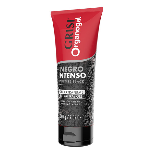 Organogal, Gel Extra Firme Negro Intenso, 200 Gr