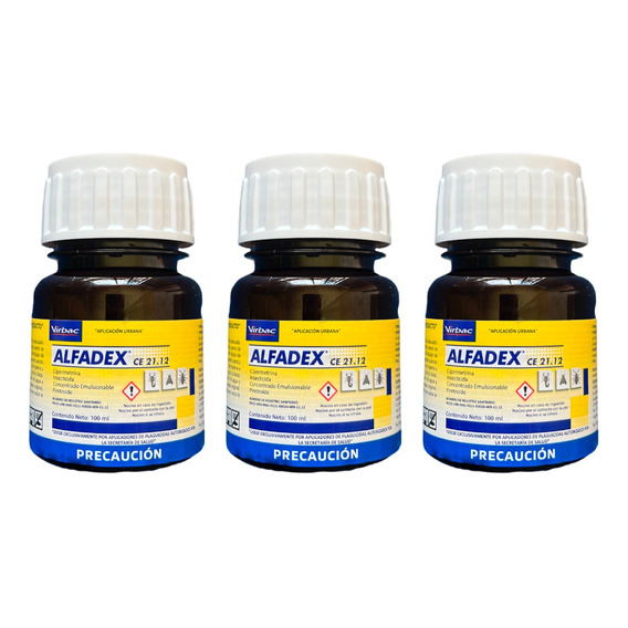 3 Piezas Alfadex 100 Ml.