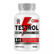 Testrol Platinum 4en1 Potenciador Masculino Natural 90 Caps Capsulas