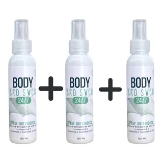 3 Spray Antisudoral Zero Sweat - mL a $383