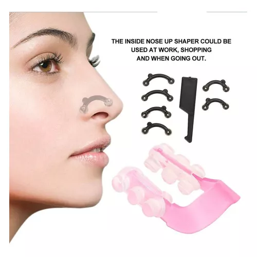 Corrector Nasal Belug 6 Pares Y Clip Nariz Negro