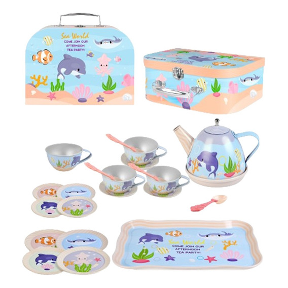 Juguetes De Cocina Juego De Té Caja De Bocadillos Para Niños