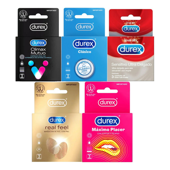 Durex 54 Preservativos Surtidos