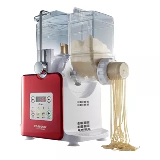 Máquina Para Pastas Peabody 6 Accesorio + Recetario Pemp001r Color Rojo