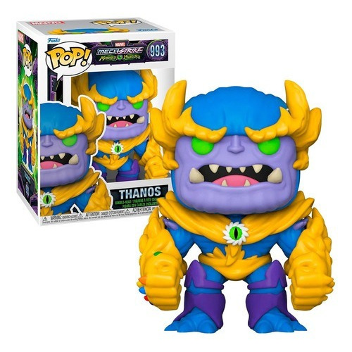 Funko Pop! Thanos 61525 De La Coleccion Mech Strike Monster Hunters Marvel Comic Figura De Accion #993
