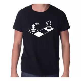 Remera Ajedrez Varios Modelos Chess Master Series Peon Reina