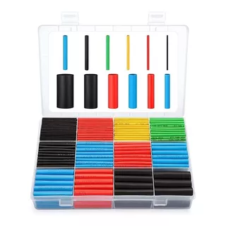 Kit Termoencogible Diferentes Colores 800pcs+ Caja