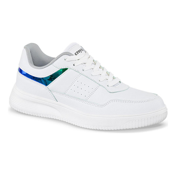 Tenis Trisonte Blanco-azul Para Mujer Croydon