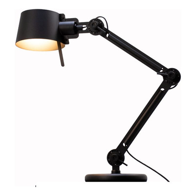 Lamp De Escritorio London E27 Movil Mic.text Negro Moderno Negro Negro