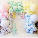 Arco Organico De Globos Pastel Cumpleaño Decorativo Cotillon